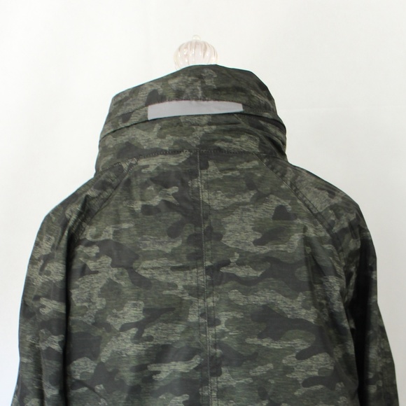 Calvin Klein Camo-Print Walker Rain Jacket Coat S - Picture 7 of 8